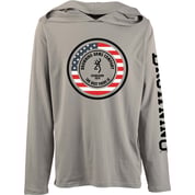 BROWNING - PATRIOTIC HOODED TEE BROWNING - PATRIOTIC HOODED TEE