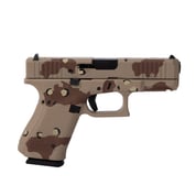 GLOCK - 19 GEN 5 CUSTOM 9MM LUGER DESERT STORM SEMI-AUTO HANDGUN