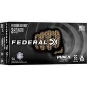 FEDERAL - PERSONAL DEFENSE PUNCH 380 AUTO JACKETED HP HANDGUN AMMO