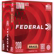 FEDERAL - CHAMPION TRAINING 10MM AUTO FULL METAL JACKET HANDGUN AMMO