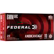 FEDERAL - AMERICAN EAGLE 6MM ARC TOTAL METAL JACKET RIFLE AMMO