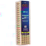 CCI - SUPPRESSOR MAX 22 LONG RIFLE SEGMENTED HOLLOW POINT RIMFIRE AMMO