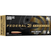 FEDERAL - GOLD MEDAL BERGER 6MM ARC BERGER BT RIFLE AMMO