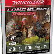WINCHESTER - LONG BEARD TUNGSTEN 410 BORE #9 SHOT SHOTGUN AMMO