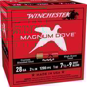 WINCHESTER - MAGNUM DOVE 28 GAUGE 2-3/4" #7.5 & #9 SHOT SHOTGUN AMMO