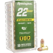 REMINGTON - "22 SHORT" 22 SHORT LEAD ROUND NOSE RIMFIRE AMMO