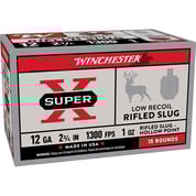 WINCHESTER - SUPER-X® 12 GA 2-3/4" RIFLED SLUG HOLLOW PONIT SHOTGUN AMMO