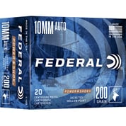 FEDERAL - POWER-SHOK 10MM AUTO JACKETED HOLLOW POINT HANDGUN AMMO