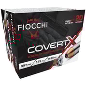 FIOCCHI AMMUNITION - COVERTX 357 MAGNUM JACKETED HOLLOW POINT HANDGUN AMMO