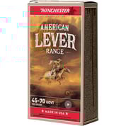 WINCHESTER - AMERICAN LEVER RANGE 45-70 GOVERNMENT JHP RIFLE AMMO