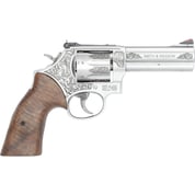 SMITH & WESSON - MODEL 686 PLUS ENGRAVED 357MAG/38SPL+P STAINLESS STEEL REVOLVER