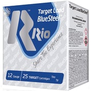 RIO OUTDOORS CORP. - 12 GAUGE TARGET LOAD BLUESTEEL 2-3/4” #7 SHOT SHOTGUN AMMO