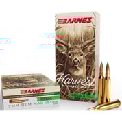 BARNES BULLETS - HARVEST 7MM REM MAG SIERRA GAME KING POLYMER TIP RIFLE AMMO