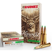 BARNES BULLETS - HARVEST 308 WIN SIERRA TIPPED GAME KING POLYMER TIP RIFLE AMMO