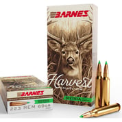 BARNES BULLETS - HARVEST 223 REM SIERRA TIPPED GAME KING POLYMER TIP RIFLE AMMO