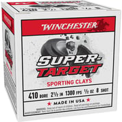 WINCHESTER - SUPER TARGET 410 BORE 2-3/4” #8 SHOT SHOTGUN AMMO