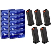 BROWNELLS BUNDLES - MAGTECH 9MM LUGER AMMO 500RD & PMAG 10RD GL9 5 PACK