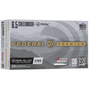 FEDERAL - PREMIUM 6.5 CREEDMOOR + PEAK TERMINAL ASCENT RIFLE AMMO