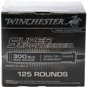 WINCHESTER - SUPER SUPPRESSED 300 AAC BLACKOUT FMJ RIFLE AMMO