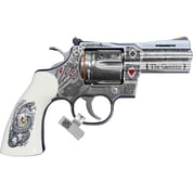 COLT - PYTHON CUSTOM 357 MAGNUM STAINLESS GAMBLER STYLE REVOLVER
