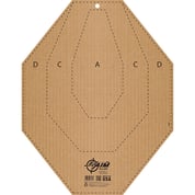 ALLEN CO INC - EZ AIM® 14"X22" IPSC CL USPSA FULL SIZE CORRUGATED TARGET & BACK