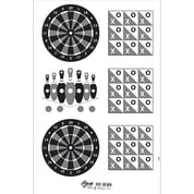 ALLEN CO INC - EZ AIM® 23"X35" HANDGUN GAMES CORRUGATED TARGET & BACKER