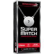 WINCHESTER - SUPER MATCH® 5.56 NATO BTHP RIFLE AMMO