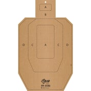ALLEN CO INC - EZ AIM® 18”X30” IPSC CB-T SILHOUETTE CORRUGATED TARGET & BACKER