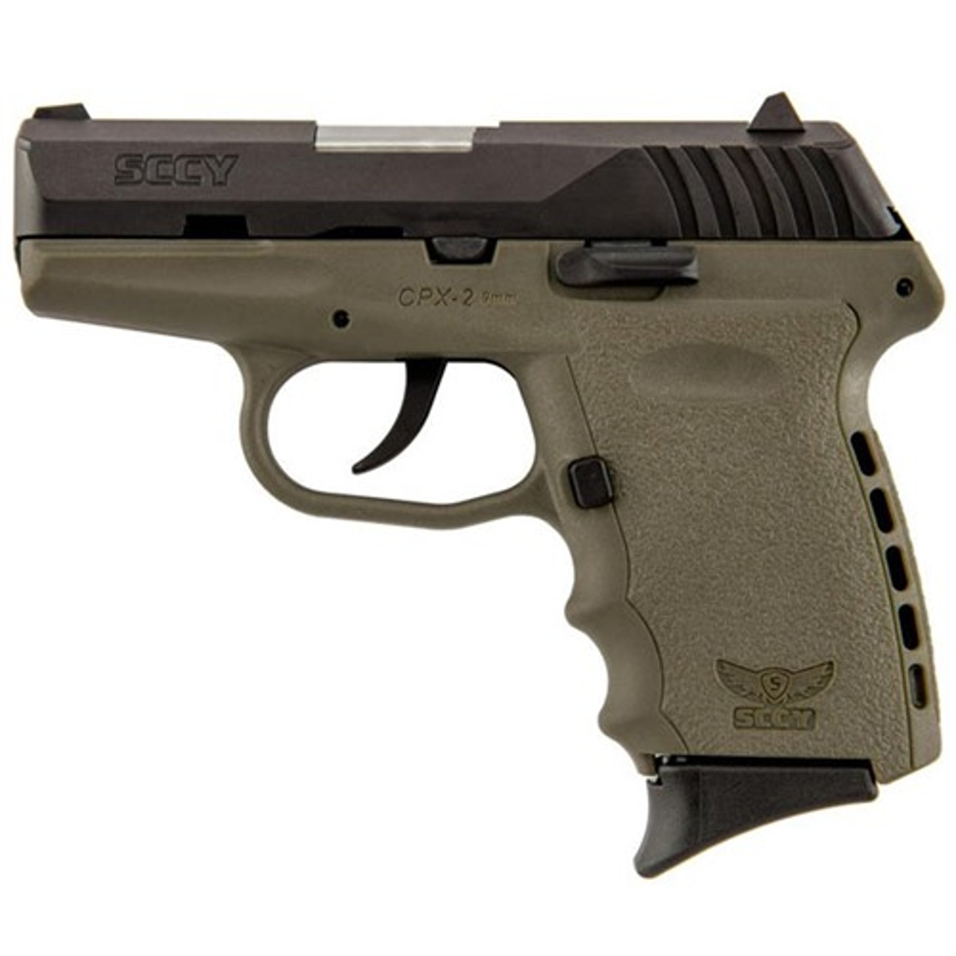 Sccy CPX-2 CBDE 9mm Black/FDE (No Manual Safety)