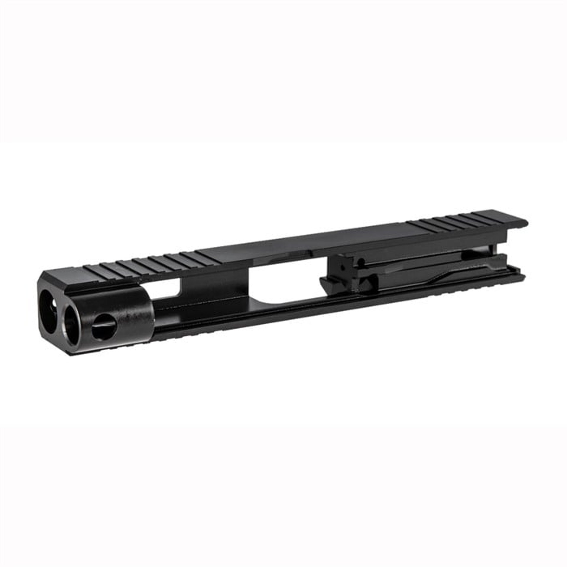 BRN Iron Sight Slide W/Window For Glock 48, Black Nitride