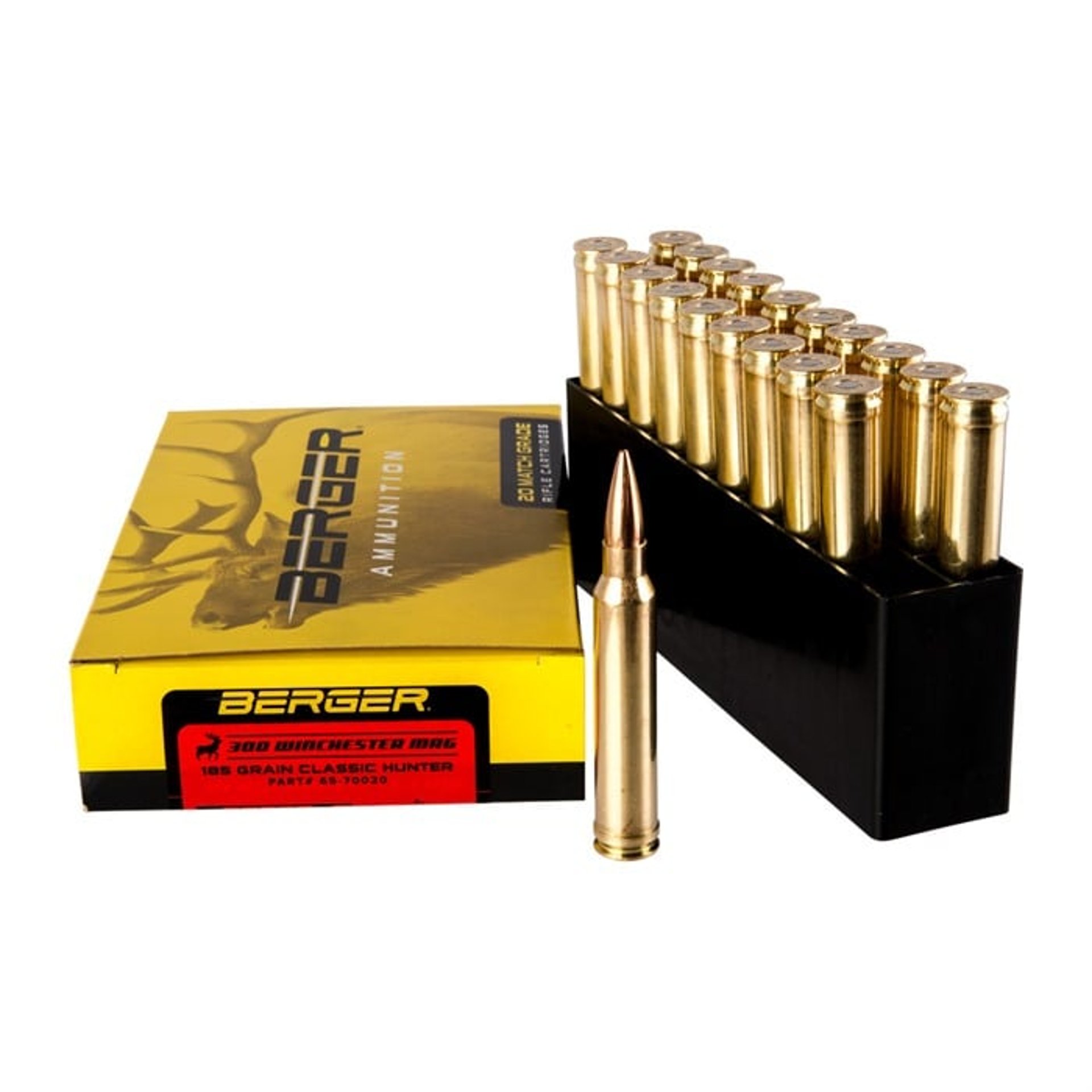 300 Winchester Magnum 185gr Hybrid Boat Tail 20/Box