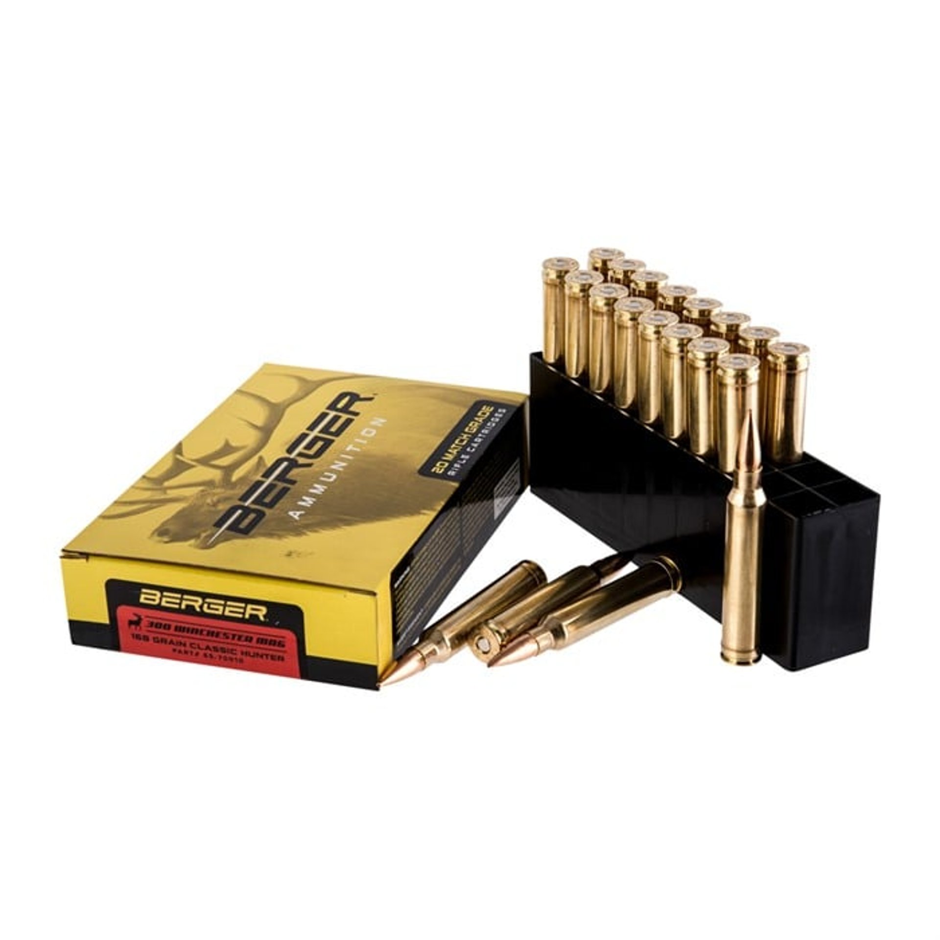 300 Winchester Magnum 168gr Hybrid Boat Tail 20/Box
