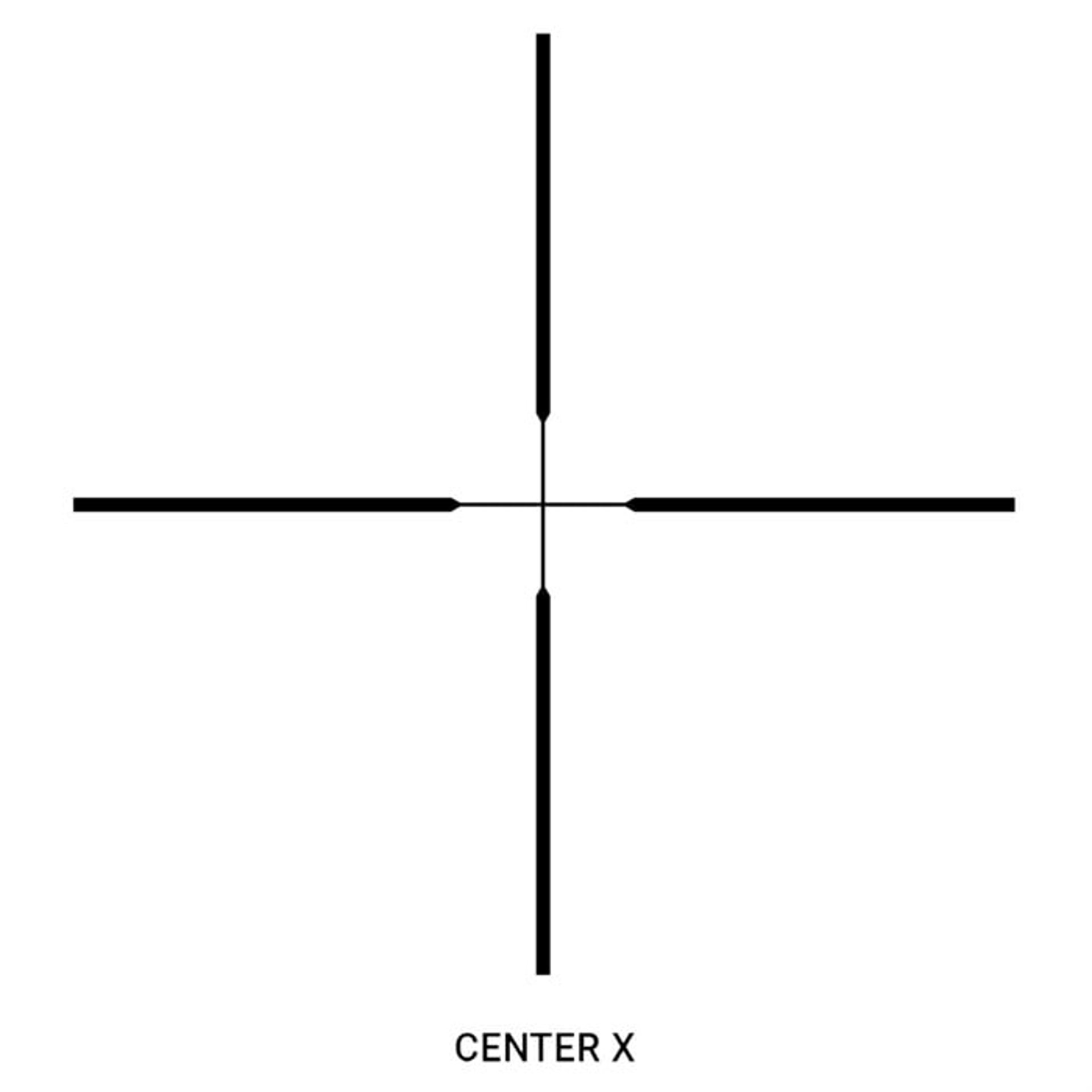 Talos 3-12x40mm SFP Center X Reticle Black