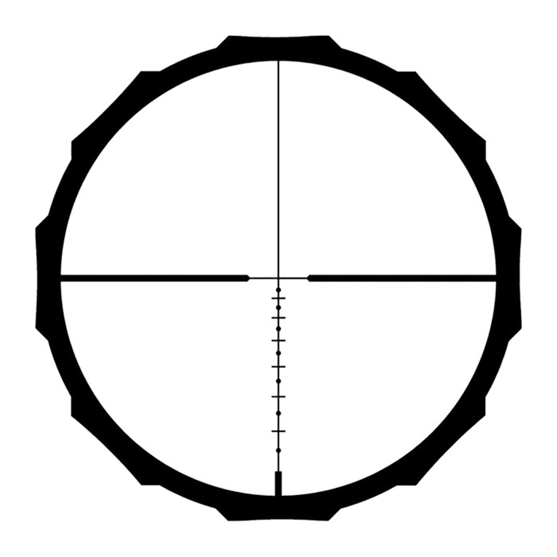 Hardline 4-16x42mm SFP Custom BDC Long Range Reticle Black