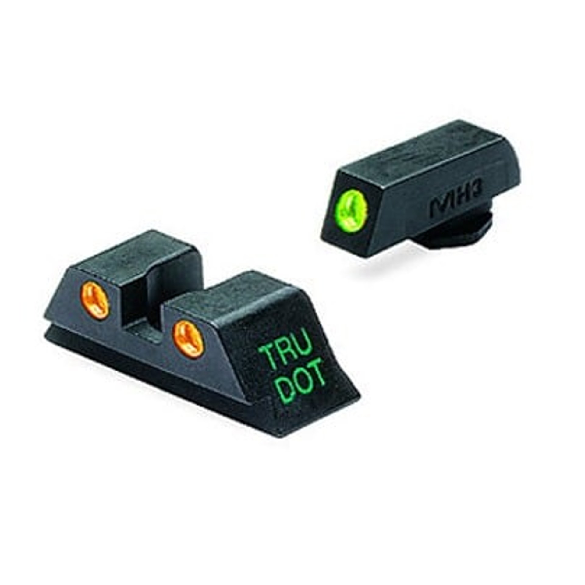 Sight Set (fixed green/orange) for 10mm & 45acp