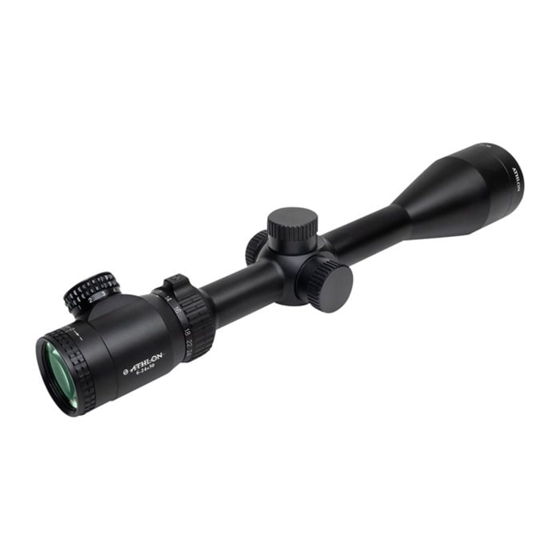 Talos 6-24x50mm SFP Illuminated ATMR1 IR MIL Reticle Black
