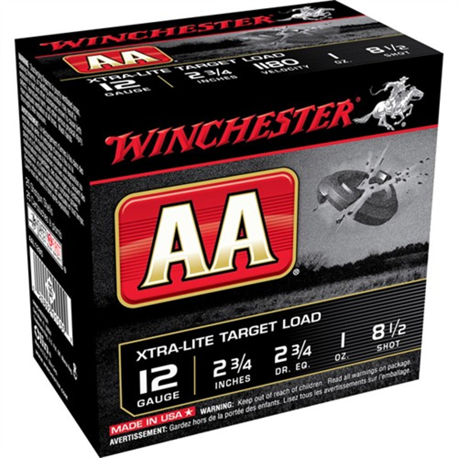 AA Xtra-Lite 12 Gauge 2-3/4" 1 oz #8.5 Shot 25/Box