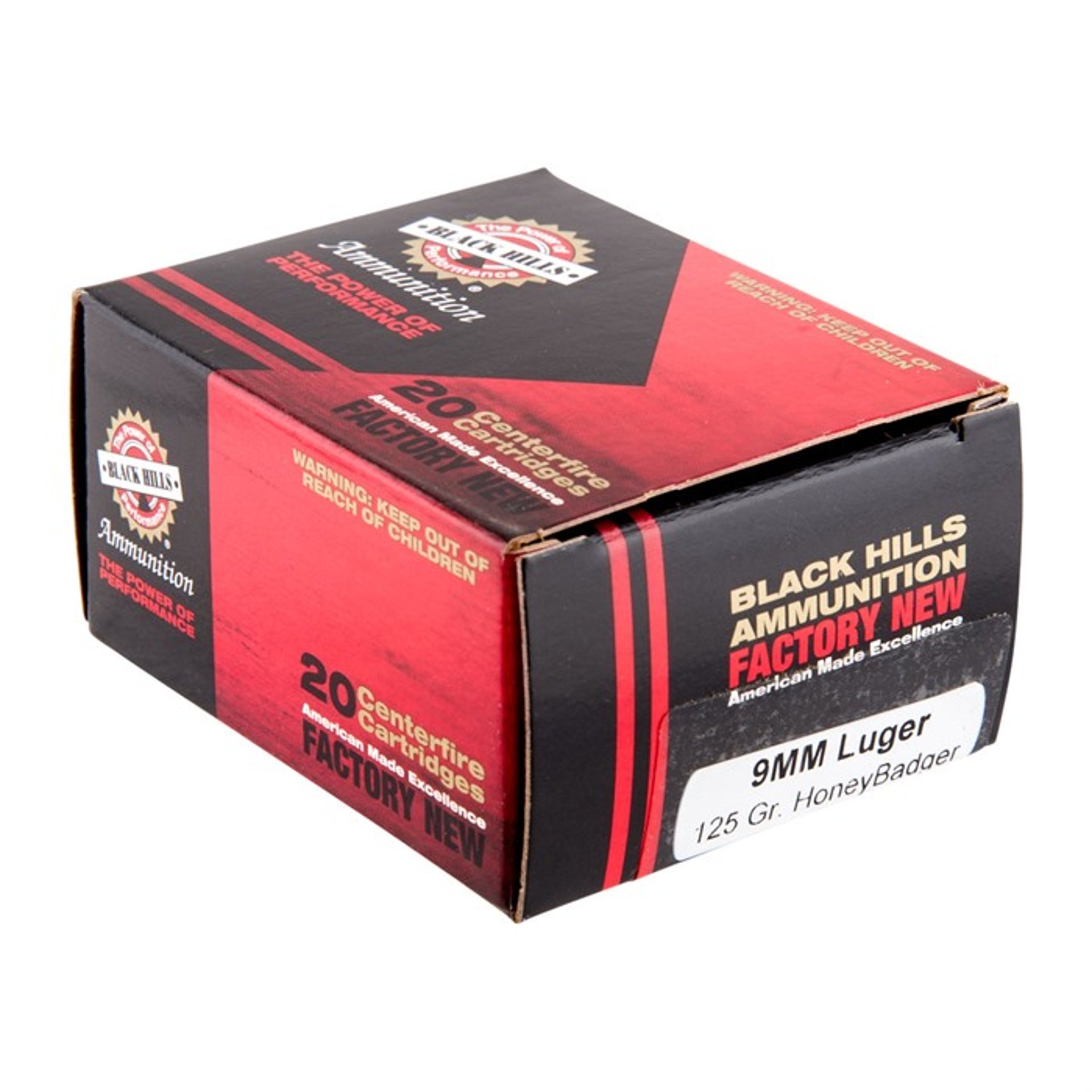9mm Luger 125gr Subsonic HoneyBadger 20/Box