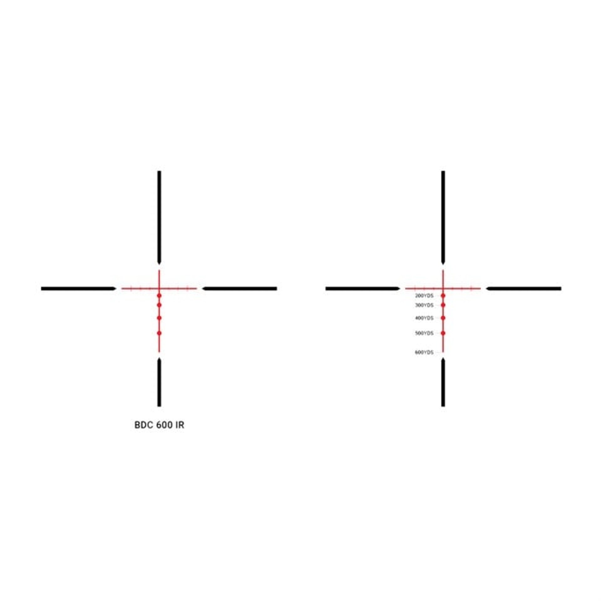 Talos 3-12x40mm SFP Illuminated BDC 600 IR Reticle Black