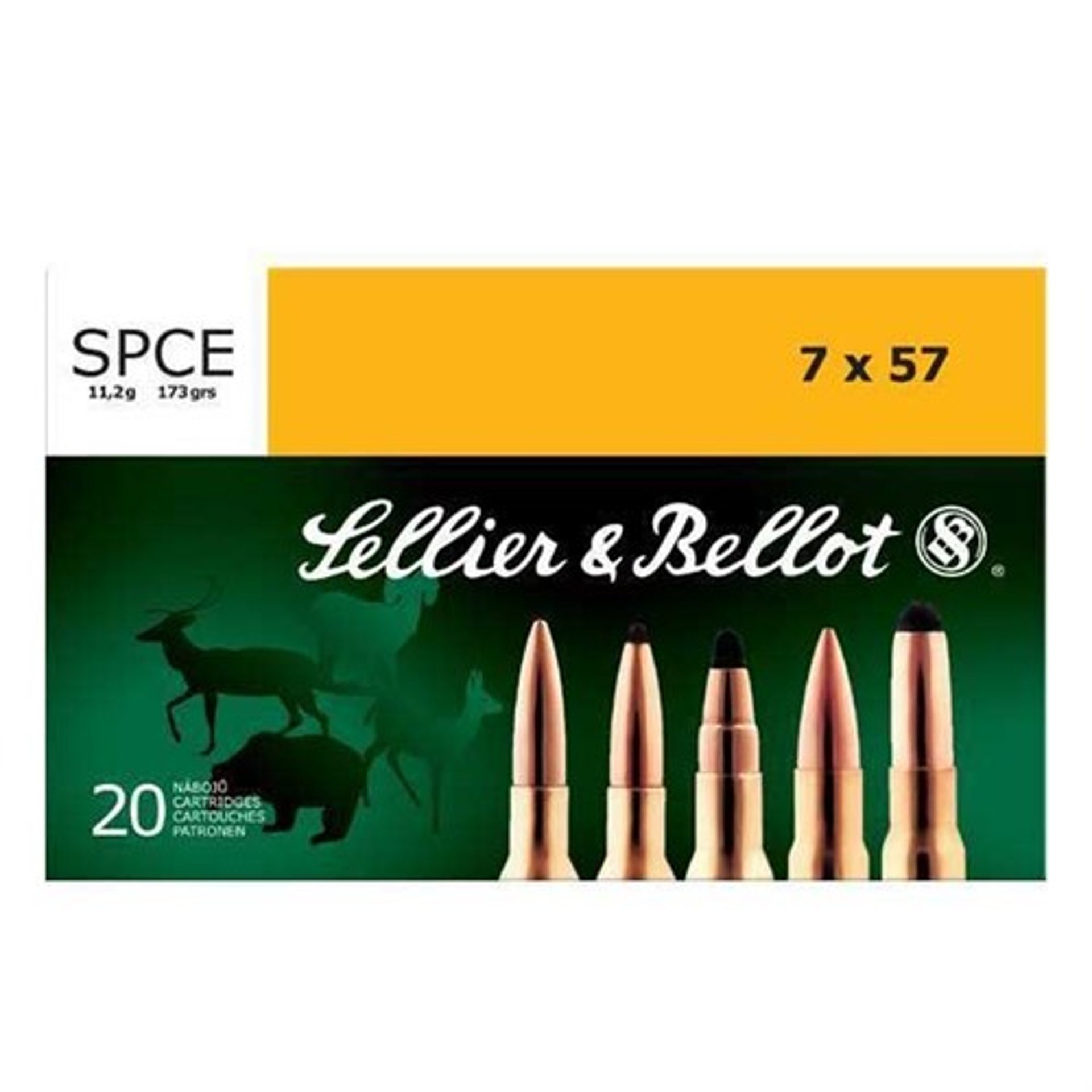 7x57mm Mauser 173gr Soft Point Cutting Edge 20/Box