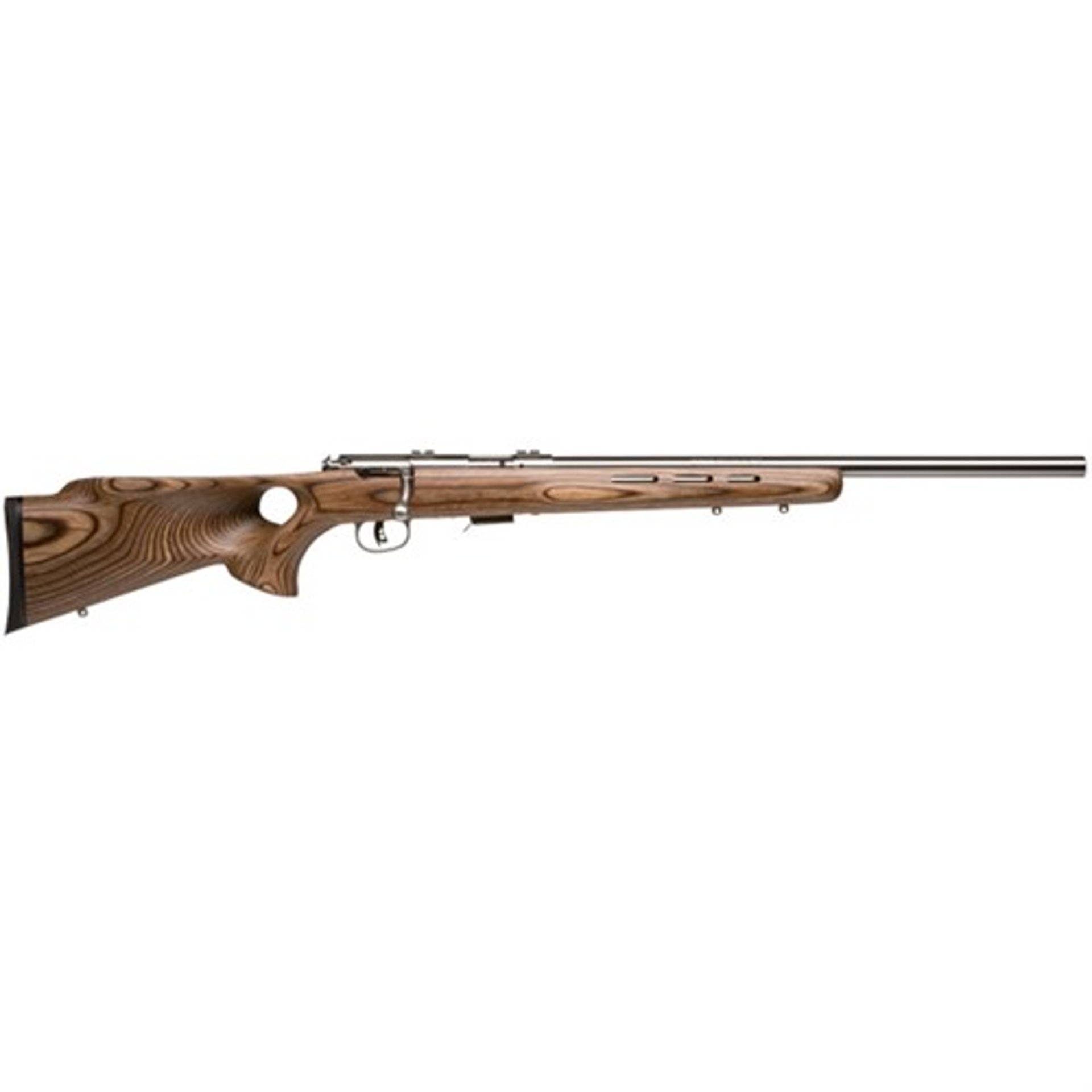 Savage 93R17 BTVS 17 HMR 21"  Stainless Thumbhole
