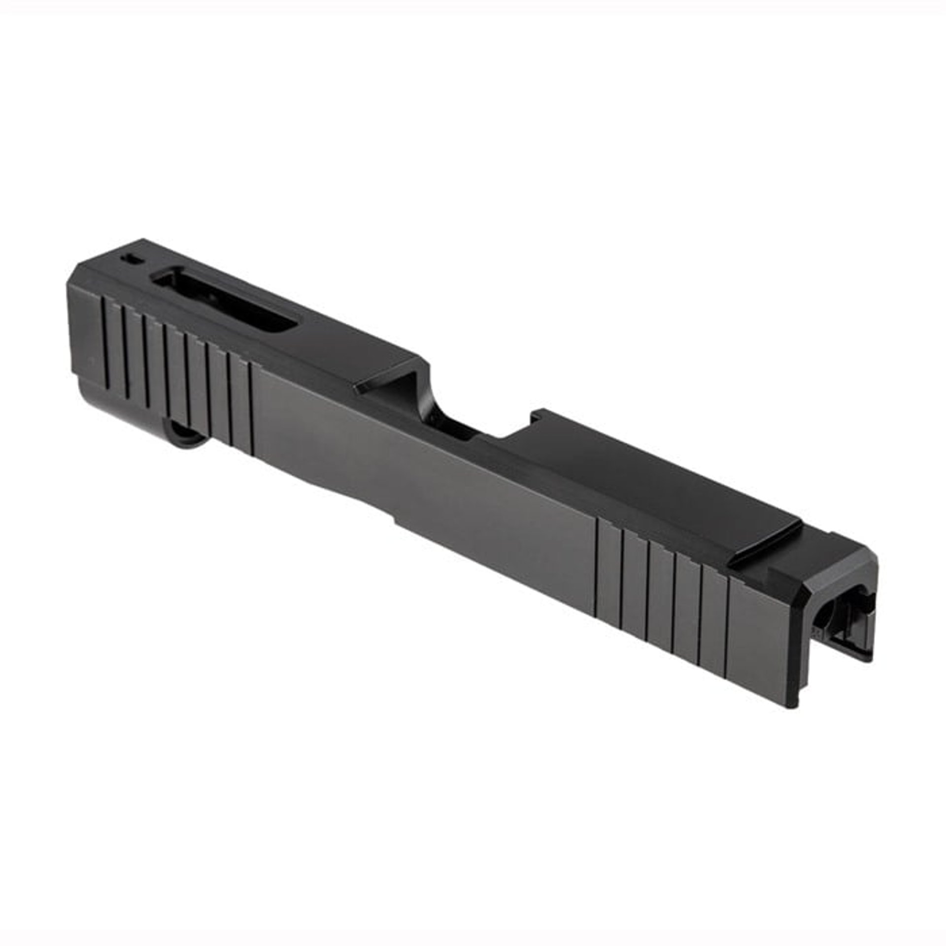 BRN Iron Sight Slide W/Window For Glock 48, Black Nitride