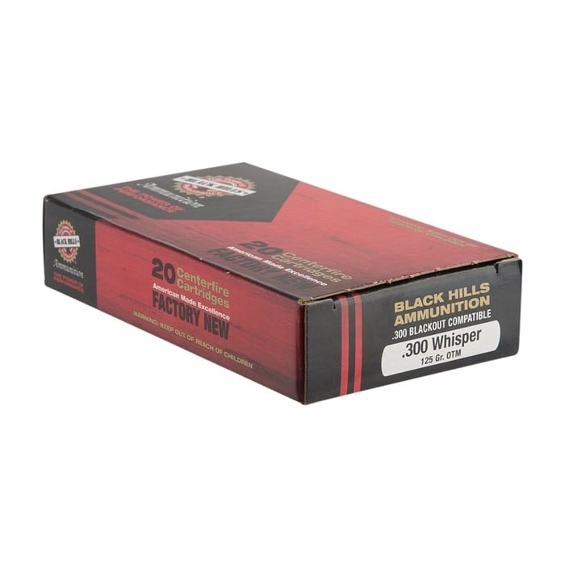 300 Blackout 125gr Open Tip Match 20/Box