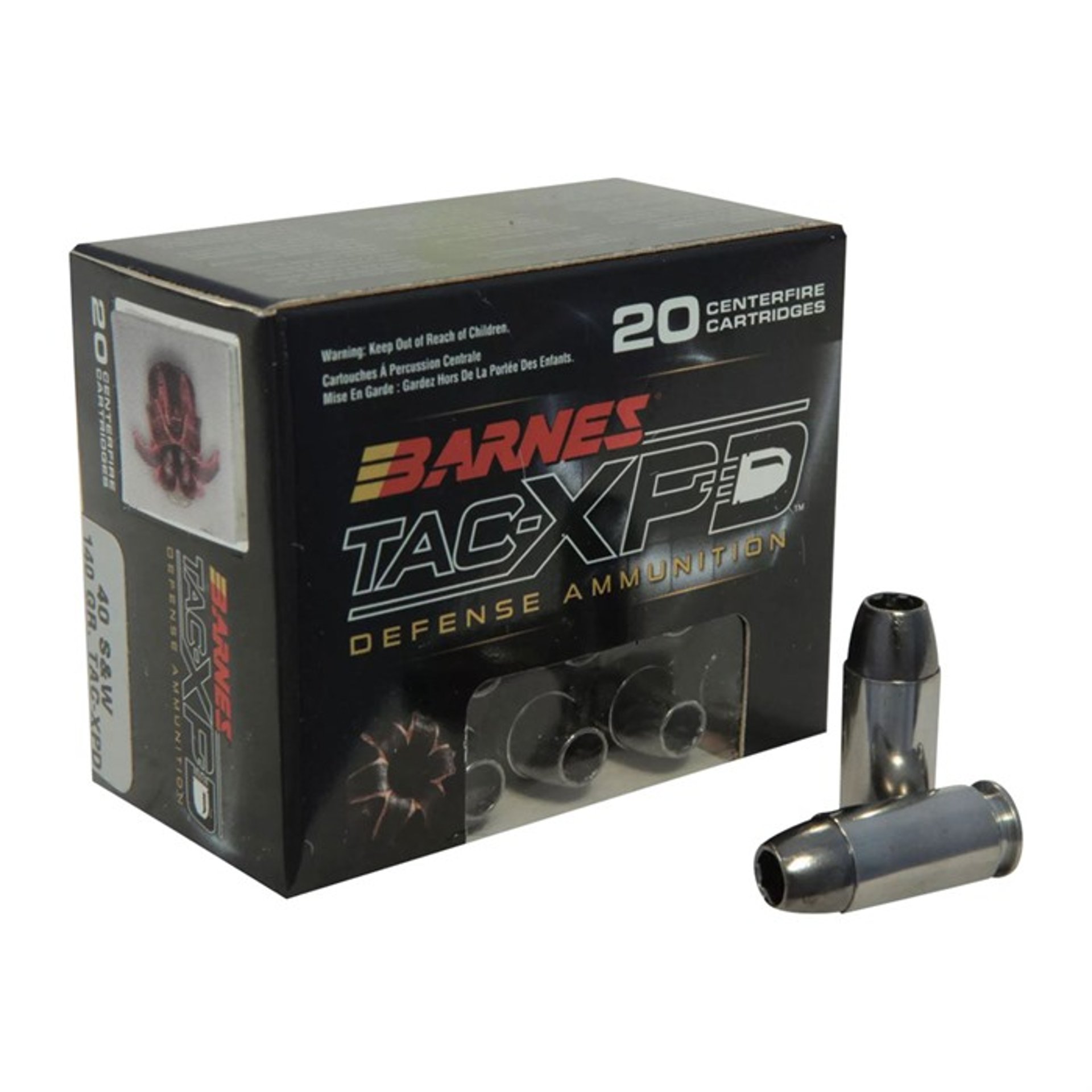 40 S&W 140gr TAC-XP Hollow Point 20/Box