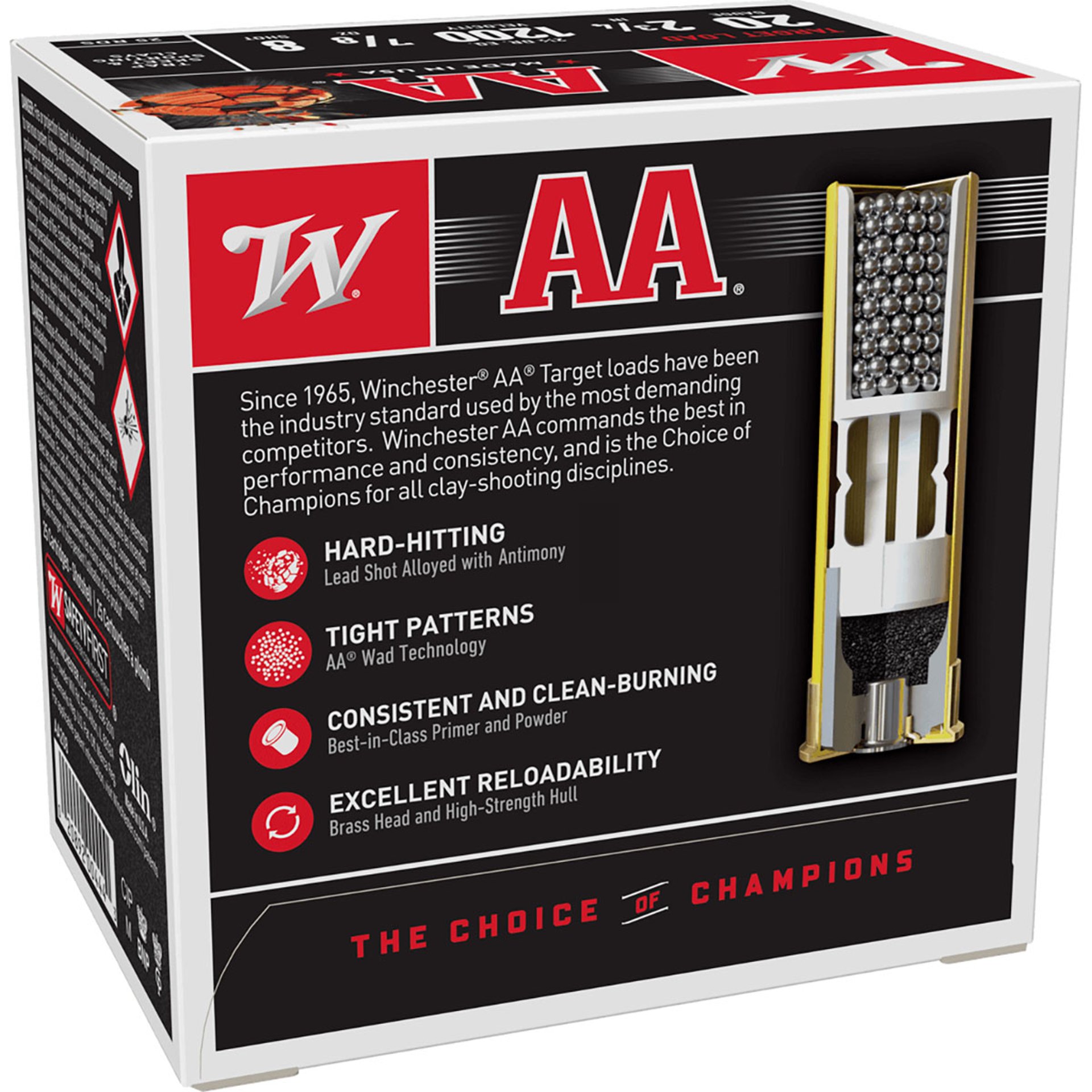 AA 20 Gauge 2-3/4" 7/8oz #8 Shot 250/Case