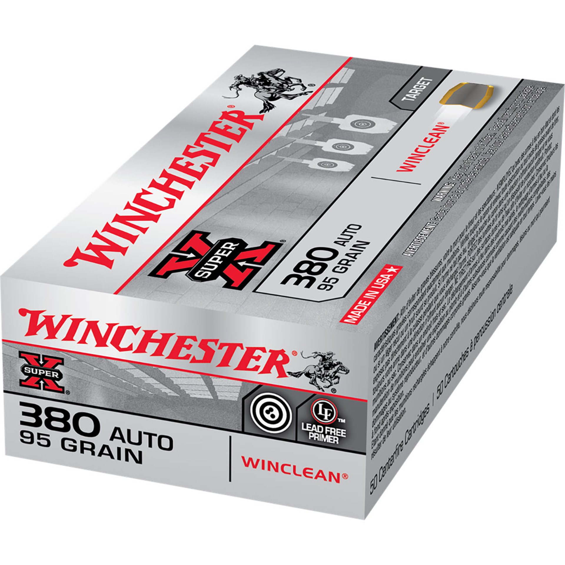 380 ACP 95gr Brass Enclosed Base 50/Box