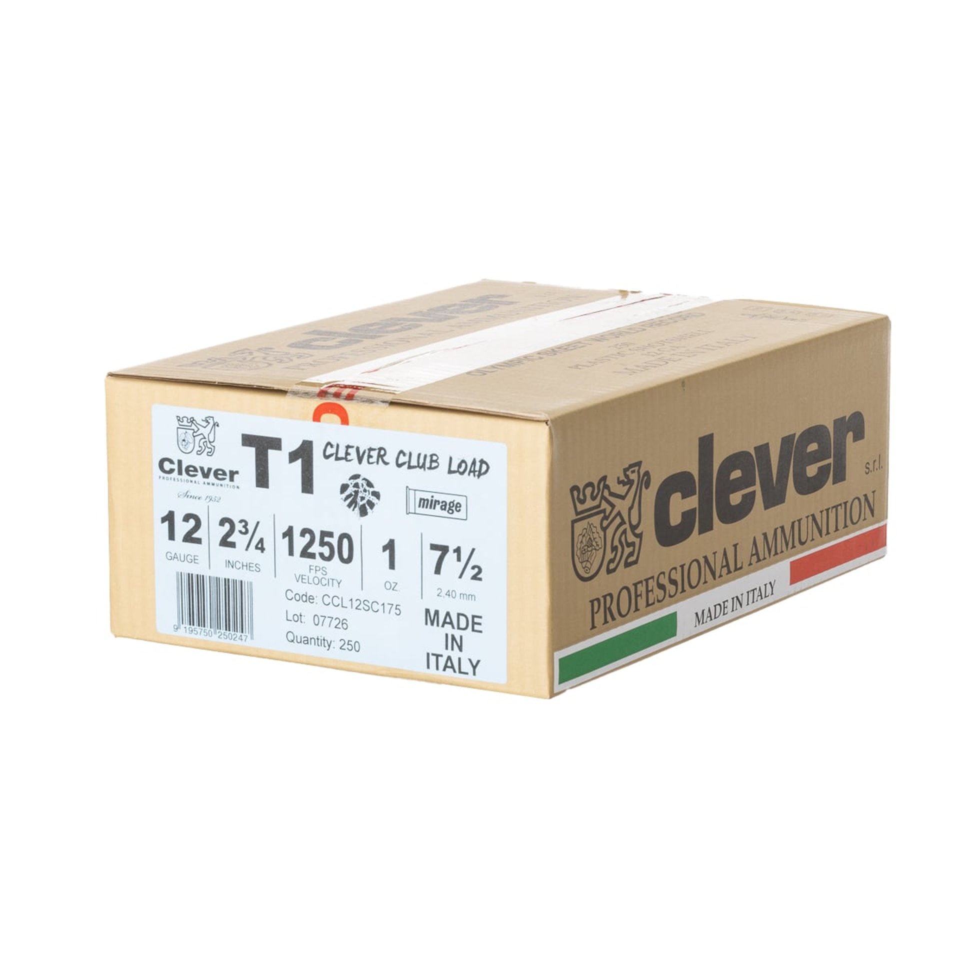 Club Load 12 Gauge 2-3/4" 1oz #7.5 Shot 1250FPS 25/Box