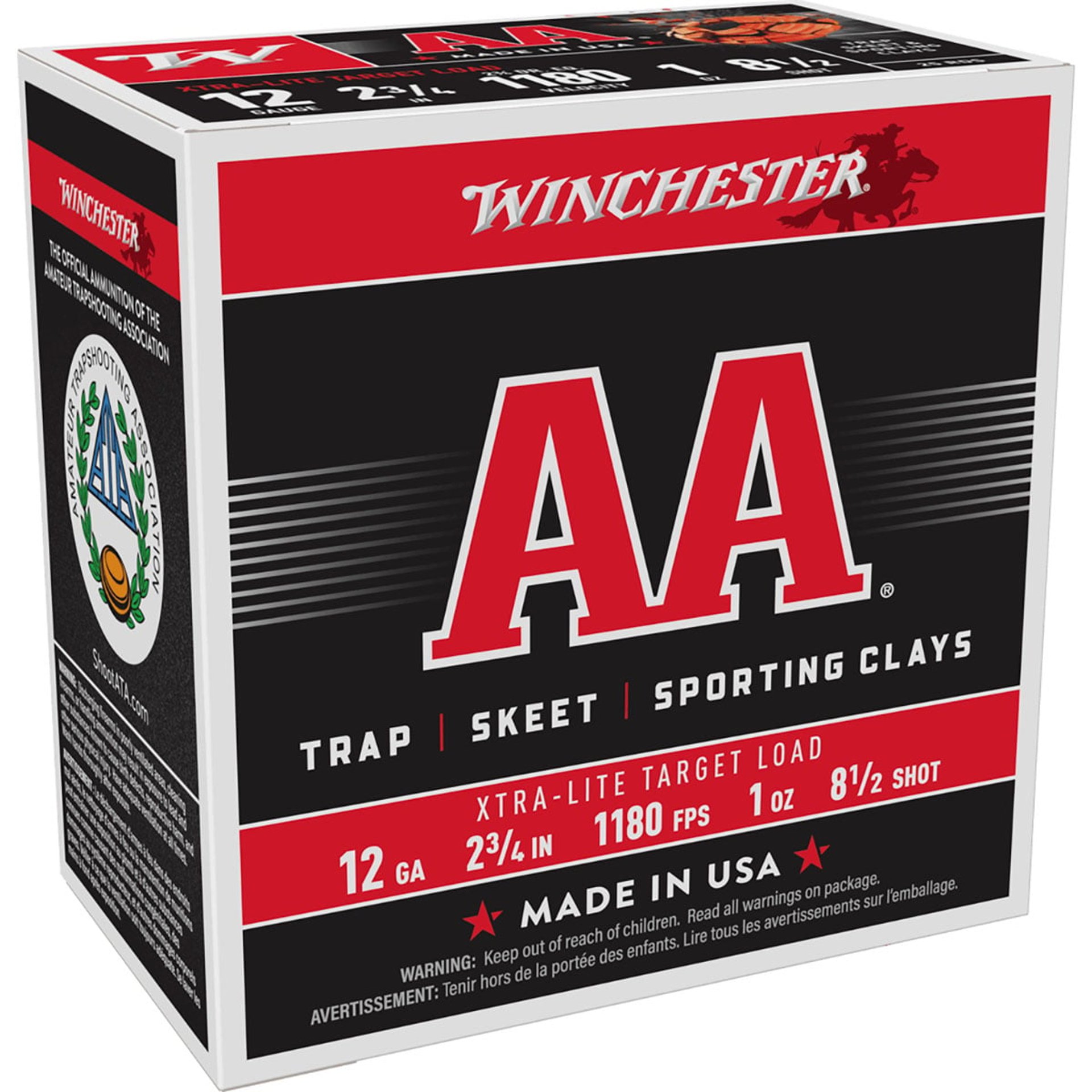 AA Xtra-Lite 12 Gauge 2-3/4" 1 oz #8.5 Shot 25/Box