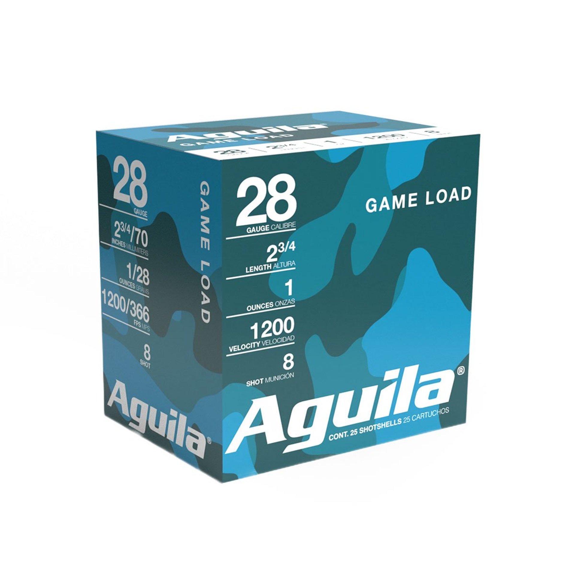 Game Load 28 Gauge 2.75" 1oz #8 25/Box