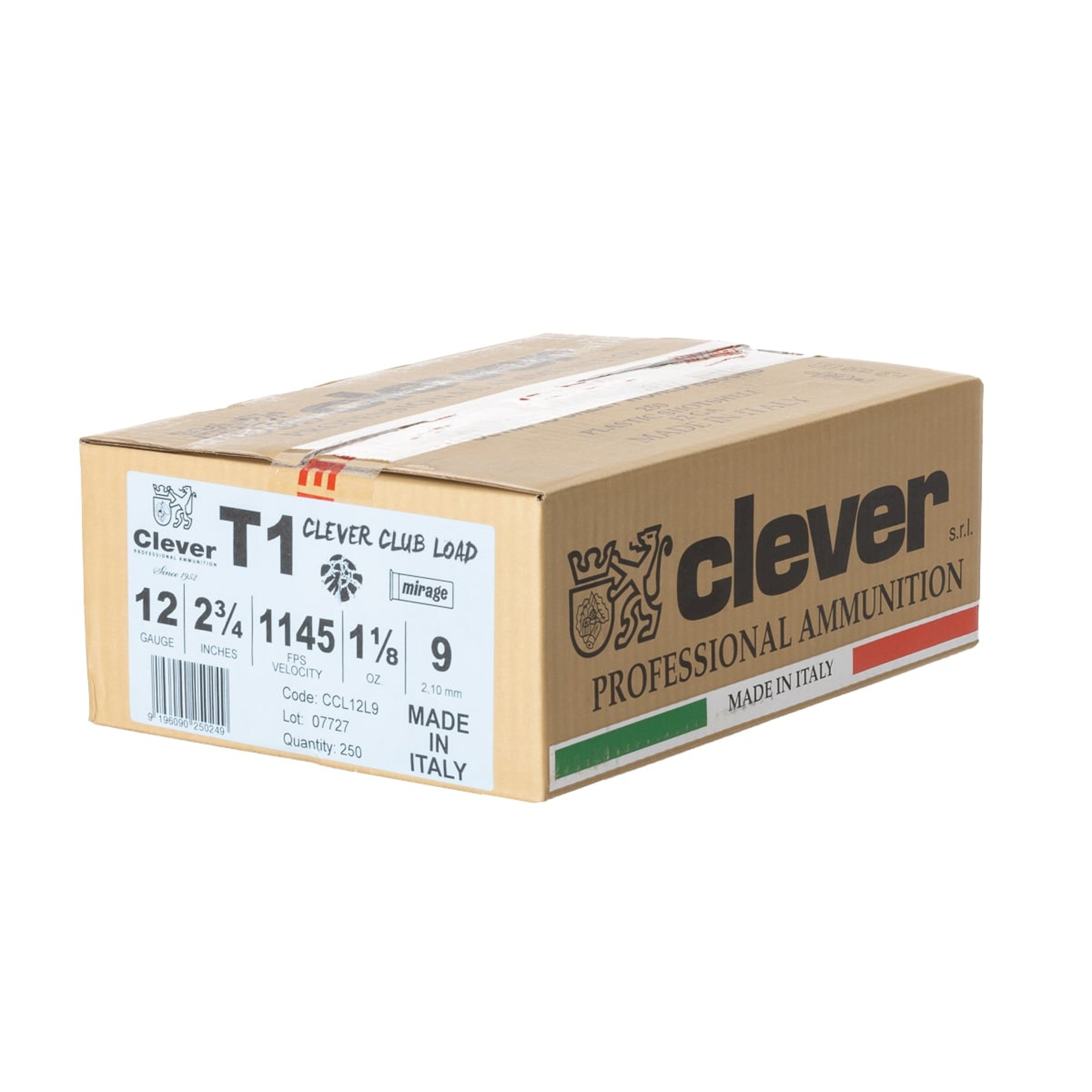 Club Load 12 Gauge 2-3/4" 1-1/8oz #9 Shot 1145FPS 25/Box